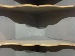 Pamono English Corner Cabinet in Walnut, Mahogany and Oak, 19th Century