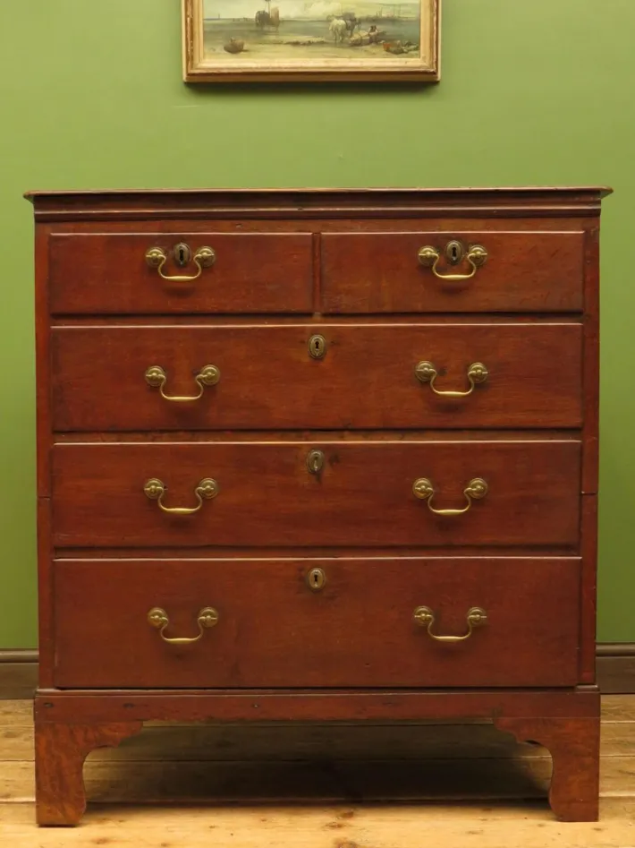 Pamono English Cottage Oak Chest of Drawers, 1700s Outlet