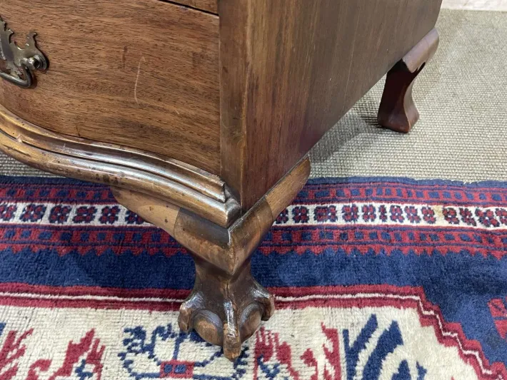 Pamono English Curved Mahogany Back Desk, 1930s Discount