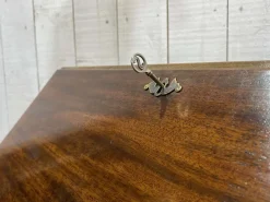 Pamono English Curved Mahogany Back Desk, 1930s Discount