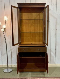 Pamono English Display Case with Two Yew Bodies, 1980s Discount
