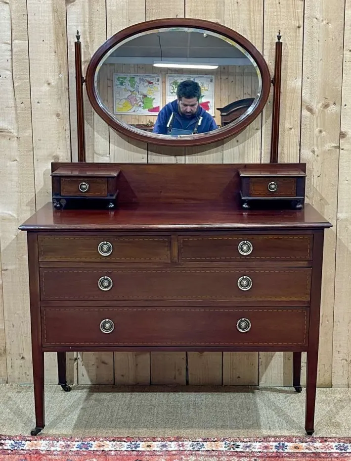 Pamono English Dressing Table in Mahogany, 1930s Online