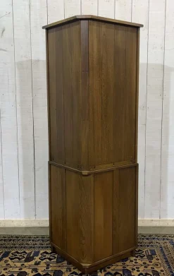 Pamono English Elm Corner Cabinet from Ercol, 1970s