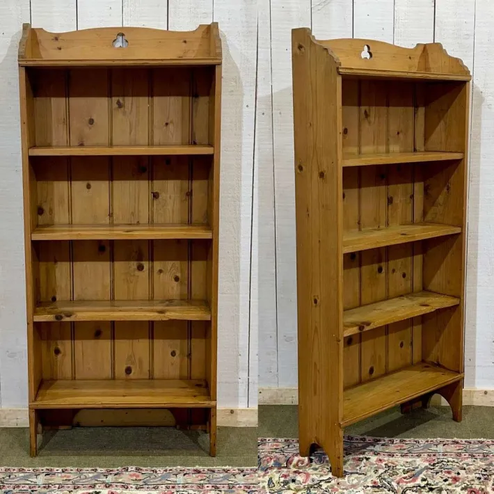 Pamono English Fir Bookcase, 1900s Clearance
