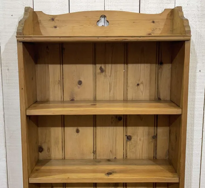 Pamono English Fir Bookcase, 1900s Clearance