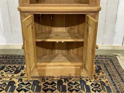 Pamono English Fir Corner Cabinet, 1980s Clearance