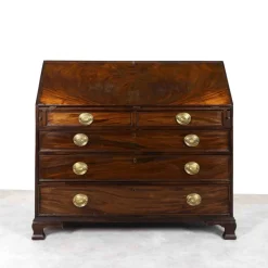Pamono English George III Mahogany Desk Hot