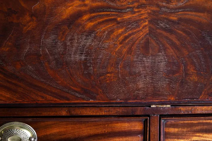 Pamono English George III Mahogany Desk Hot