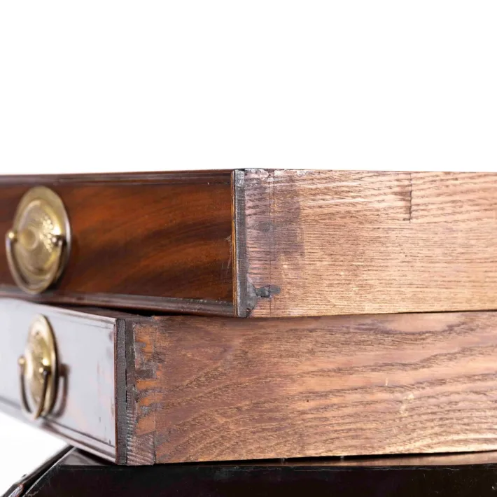 Pamono English George III Mahogany Desk Hot