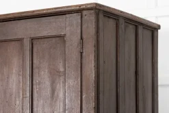 Pamono English Georgian Country Scrumble Grained Pine Housekeepers Cupboard, 1800s Best