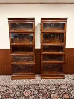 Pamono English Globe Wernicke Style Bookcase New