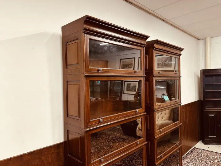 Pamono English Globe Wernicke Style Bookcase New