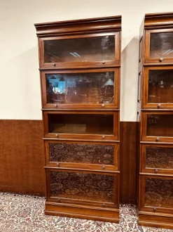 Pamono English Globe Wernicke Style Bookcase New