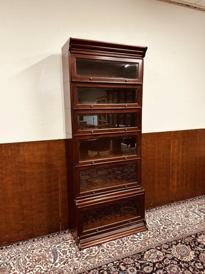 Pamono English Globe Wernicke Style Bookcase Outlet