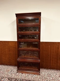 Pamono English Globe Wernicke Style Bookcase Outlet