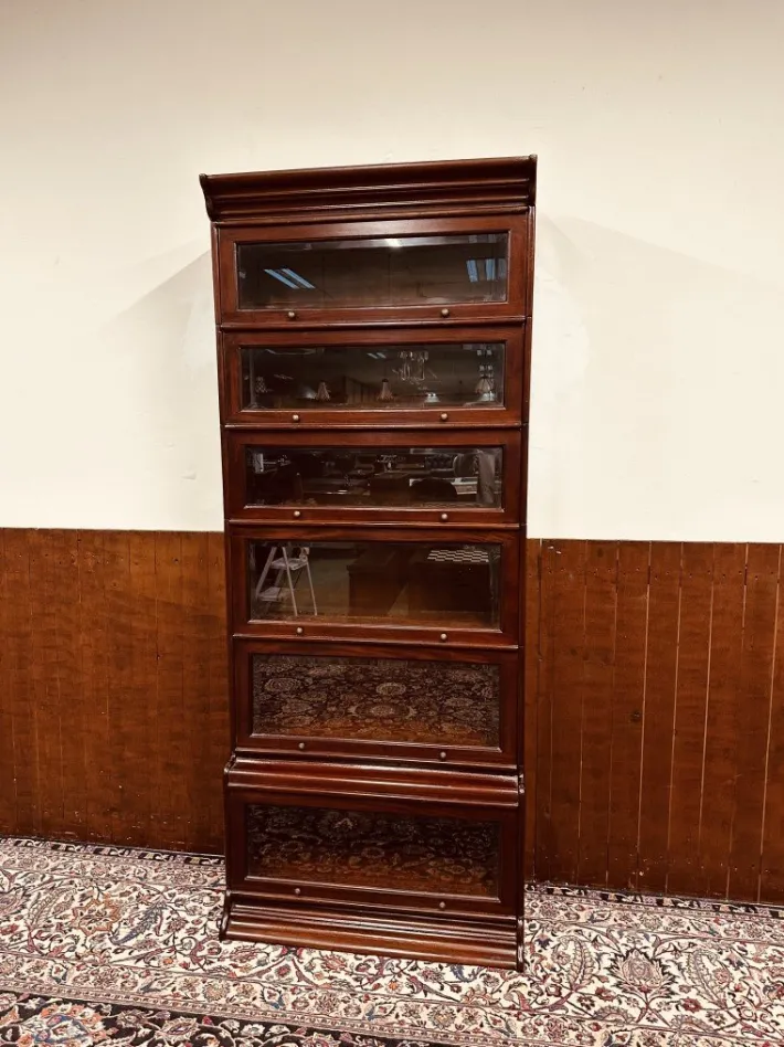 Pamono English Globe Wernicke Style Bookcase Outlet