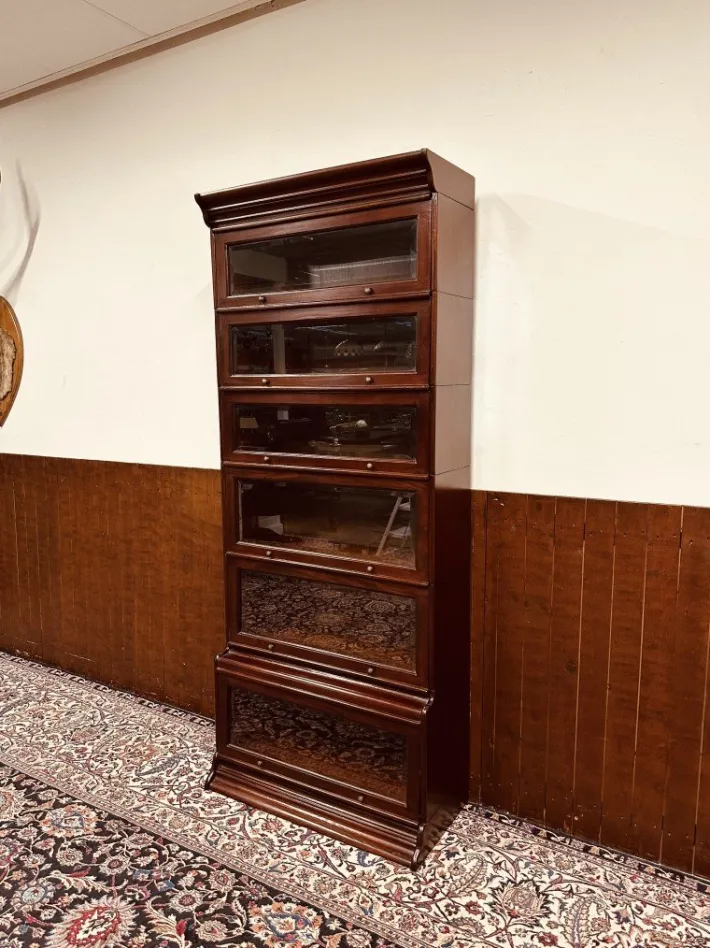 Pamono English Globe Wernicke Style Bookcase Outlet