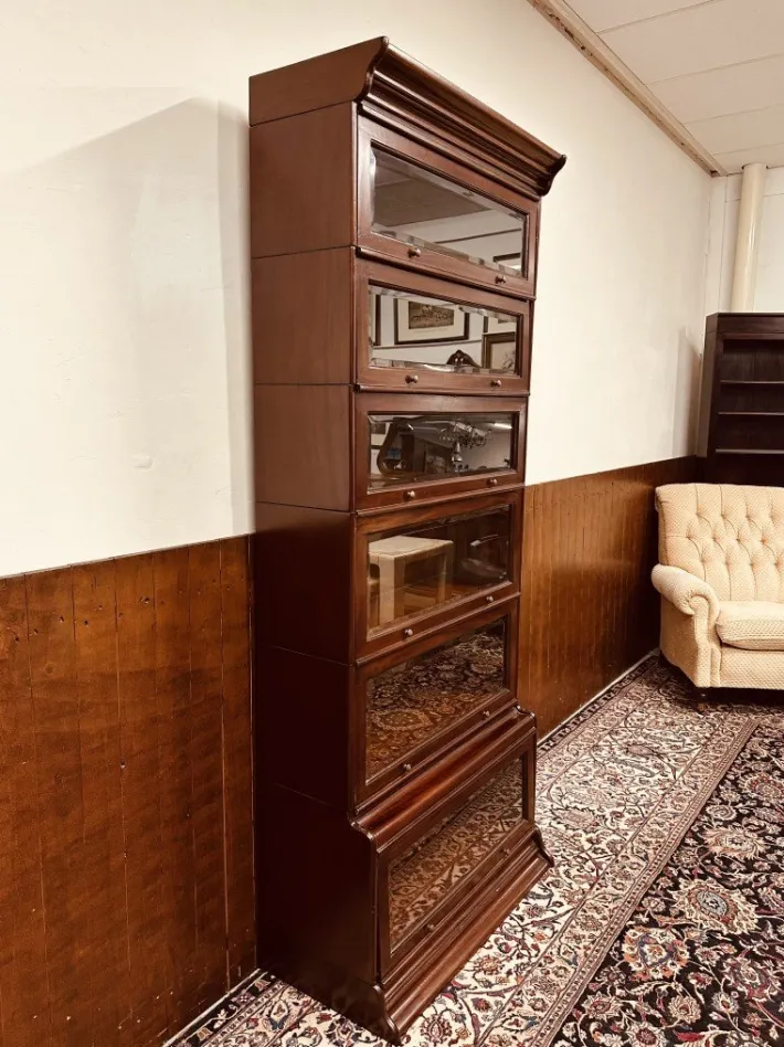 Pamono English Globe Wernicke Style Bookcase Outlet