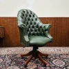 Pamono English Green Chesterfield Director Chair Discount
