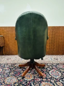 Pamono English Green Chesterfield Director Chair Discount