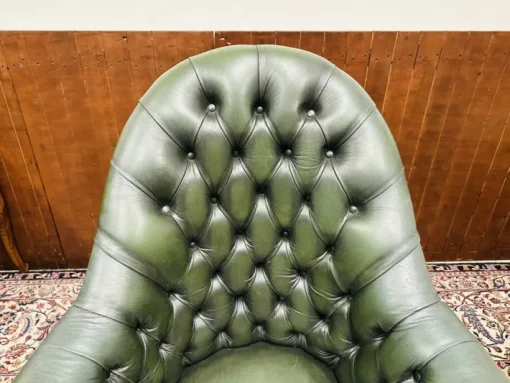 Pamono English Green Chesterfield Director Chair Discount