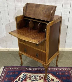 Pamono English Mahogany and Beech Secretary, 1950s Clearance