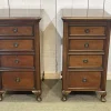 Pamono English Mahogany Bedside Tables, Early 20th Century, Set of 2 Clearance