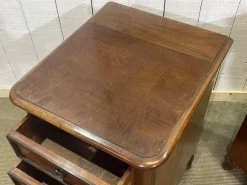 Pamono English Mahogany Bedside Tables, Early 20th Century, Set of 2 Clearance