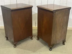 Pamono English Mahogany Bedside Tables, Early 20th Century, Set of 2 Clearance