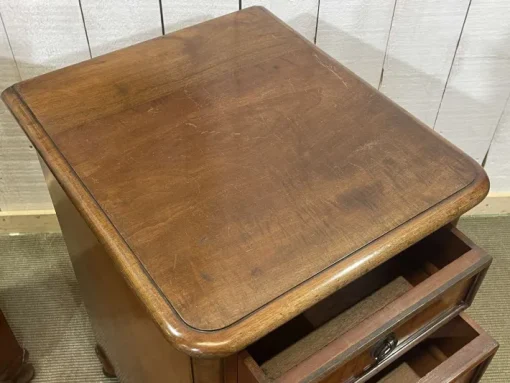 Pamono English Mahogany Bedside Tables, Early 20th Century, Set of 2 Clearance