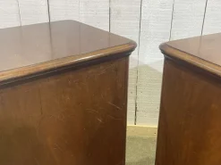 Pamono English Mahogany Bedside Tables, Early 20th Century, Set of 2 Clearance