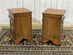 Pamono English Mahogany Bedside Tables, Set of 2 Best