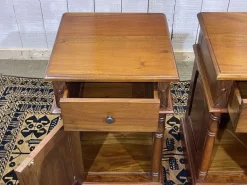 Pamono English Mahogany Bedside Tables, Set of 2 Best