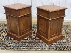 Pamono English Mahogany Bedside Tables, Set of 2 Best