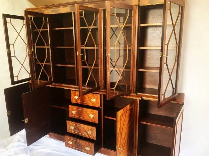 Pamono English Mahogany Cabinet with Drawers, 1960s Sale