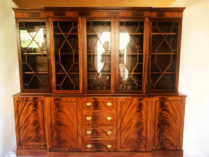 Pamono English Mahogany Cabinet with Drawers, 1960s Sale