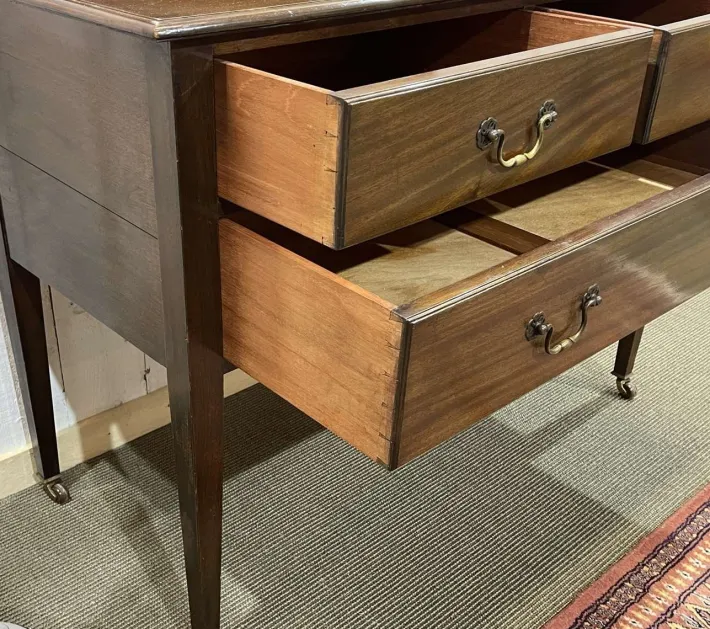 Pamono English Mahogany Dressing Table, Early 20th Century New