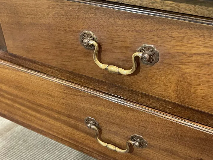 Pamono English Mahogany Dressing Table, Early 20th Century New