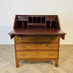 Pamono English Mahogany Secretaire, 19th Century Online