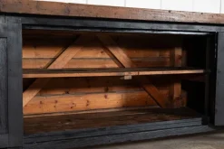 Pamono English Monumental Ebonised Pine Dresser Base, 19th Century Discount