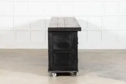 Pamono English Monumental Ebonised Pine Dresser Base, 19th Century Discount