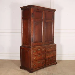 Pamono English Oak Linen Press Discount