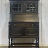 Pamono English Oak Writing Desk, Early 20th Century New