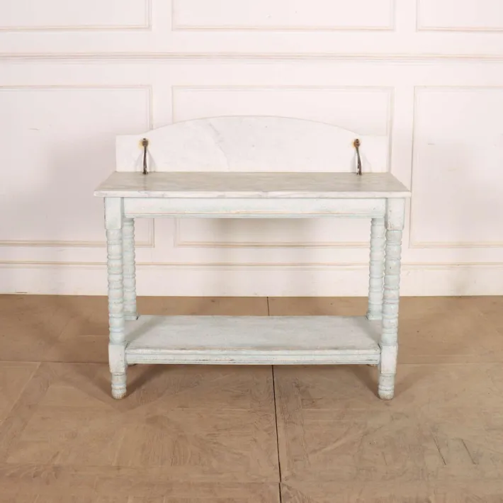 Pamono English Painted Marble Top Washstand Discount