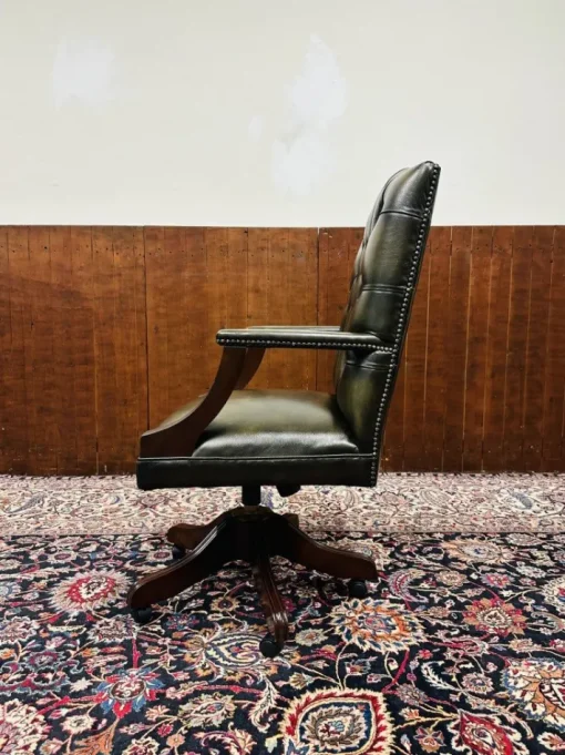 Pamono English President Chair in Olive Green Outlet
