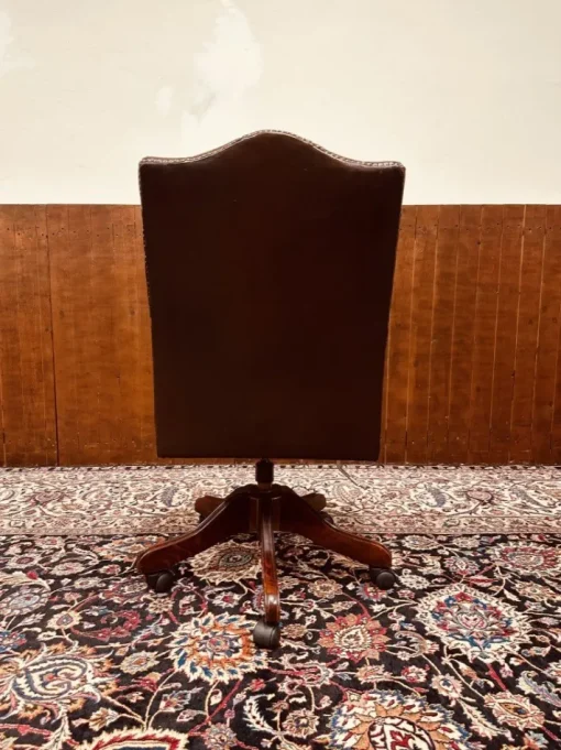 Pamono English President Chair in Leather Best