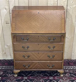 Pamono English Secretary in Mahogany, 1950s Sale