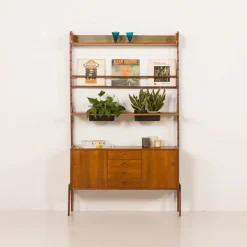 Pamono Ergo Wall Unit with Planter by John Texmon, Norway, 1960s Outlet