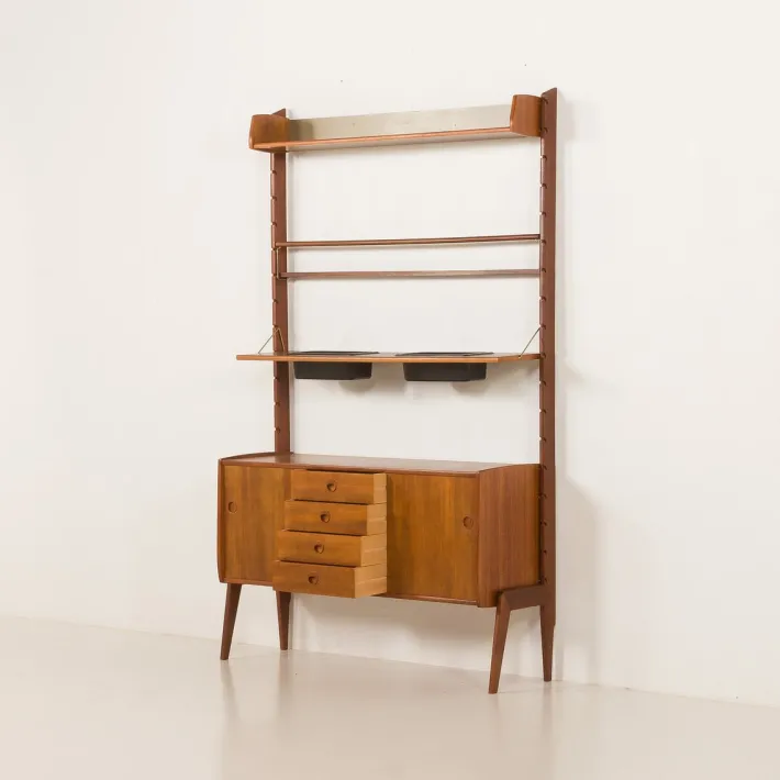 Pamono Ergo Wall Unit with Planter by John Texmon, Norway, 1960s Outlet