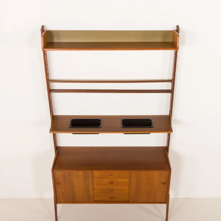 Pamono Ergo Wall Unit with Planter by John Texmon, Norway, 1960s Outlet